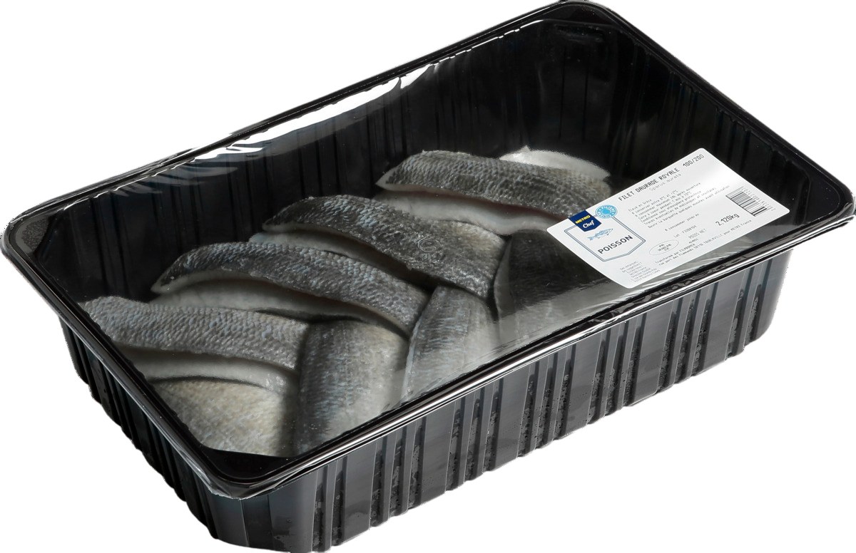 METRO Chef Filet de Daurade Royale calibre 100/200 sous atmosphère élevage Grèce barquette 2 kg