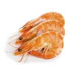 Crevette cuite sauvage 10 unités/kg sous atmosphère pêchée en Atlantique Centre-Est colis 2 kg