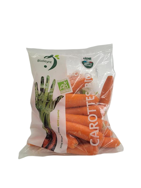 Carotte BIO catégorie 2 France sachet 1.5 kg