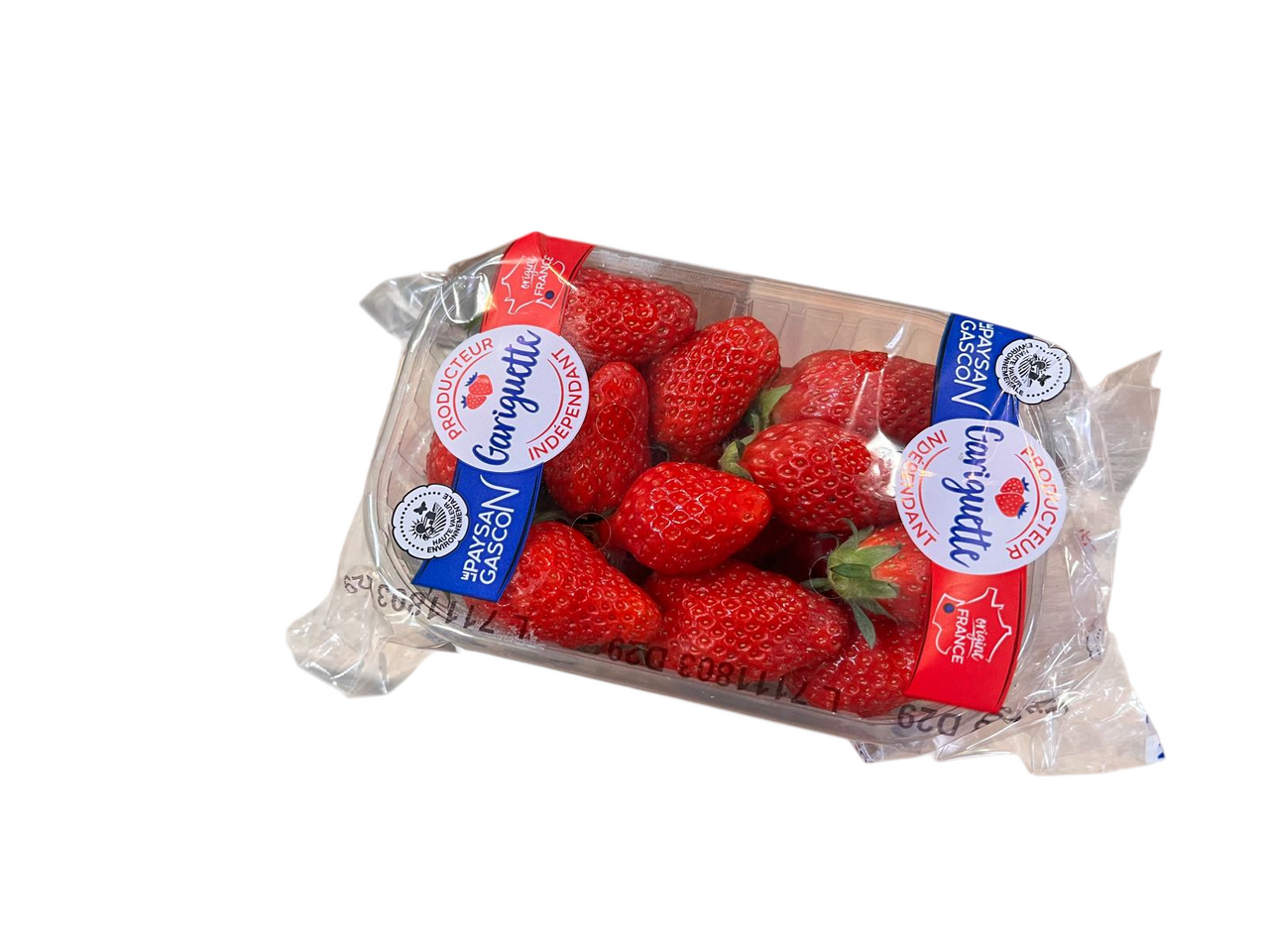 Fraise Gariguette barquette 250 g catégorie 1 France