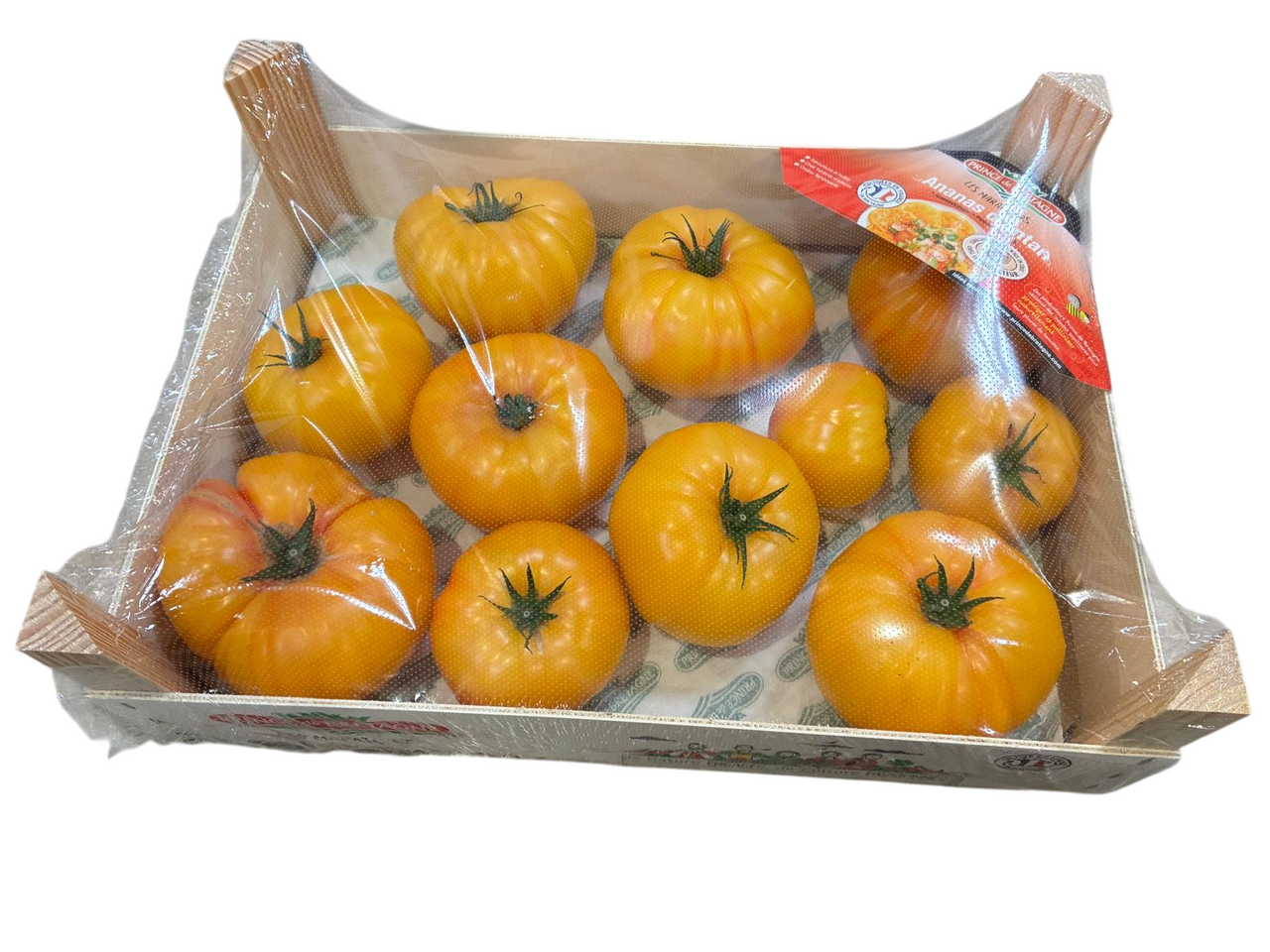 Tomate côtelée jaune Ananas catégorie 2 France 3.5 kg