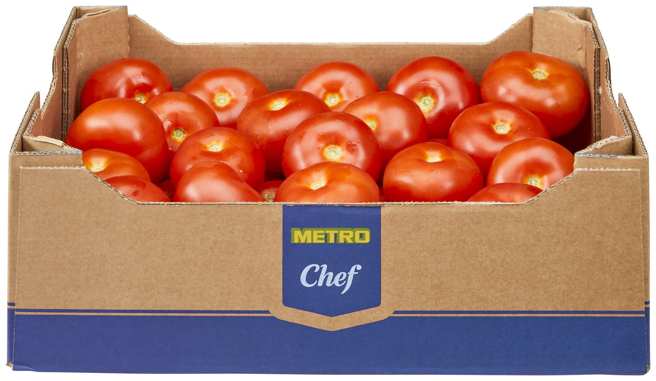 METRO Chef Tomate ronde calibre 67+ catégorie 1 Maroc 6 Kg