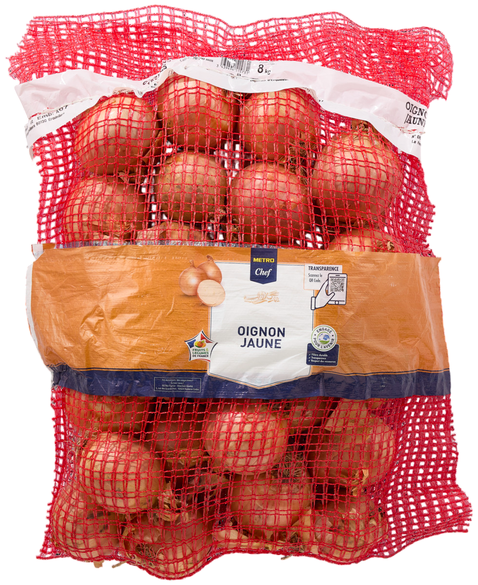 METRO Chef Oignon charcutier filet calibre 70/100 mm catégorie 1 France 8 kg