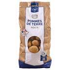 Pomme de terre Agata calibre 50+ catégorie 1 France 12.5 kg