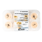 Mix Buffet Verrines DUO Saumon-fromage 8x40 g mix 