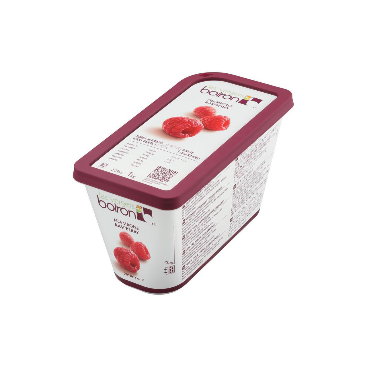 Les Vergers Boiron Purée de framboise 1 kg