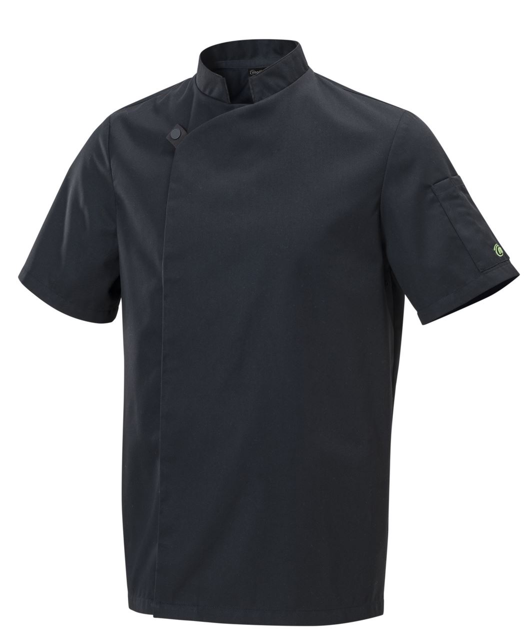 Veste de cuisine manches courtes homme Enjoy noir T.1