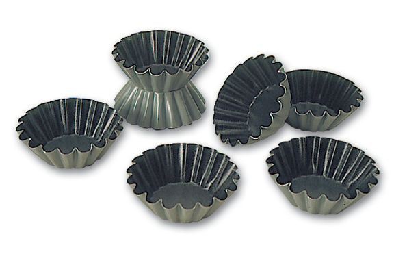 Moule Exopan® brioche 18 côtes 6 cm x 25 Matfer - 330642