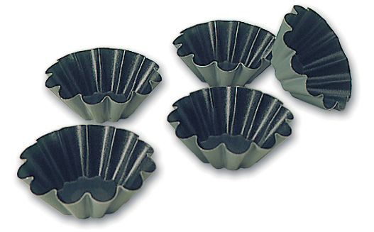 Moule Exopan® brioche 12 côtes 6 cm x 25 Matfer - 330621