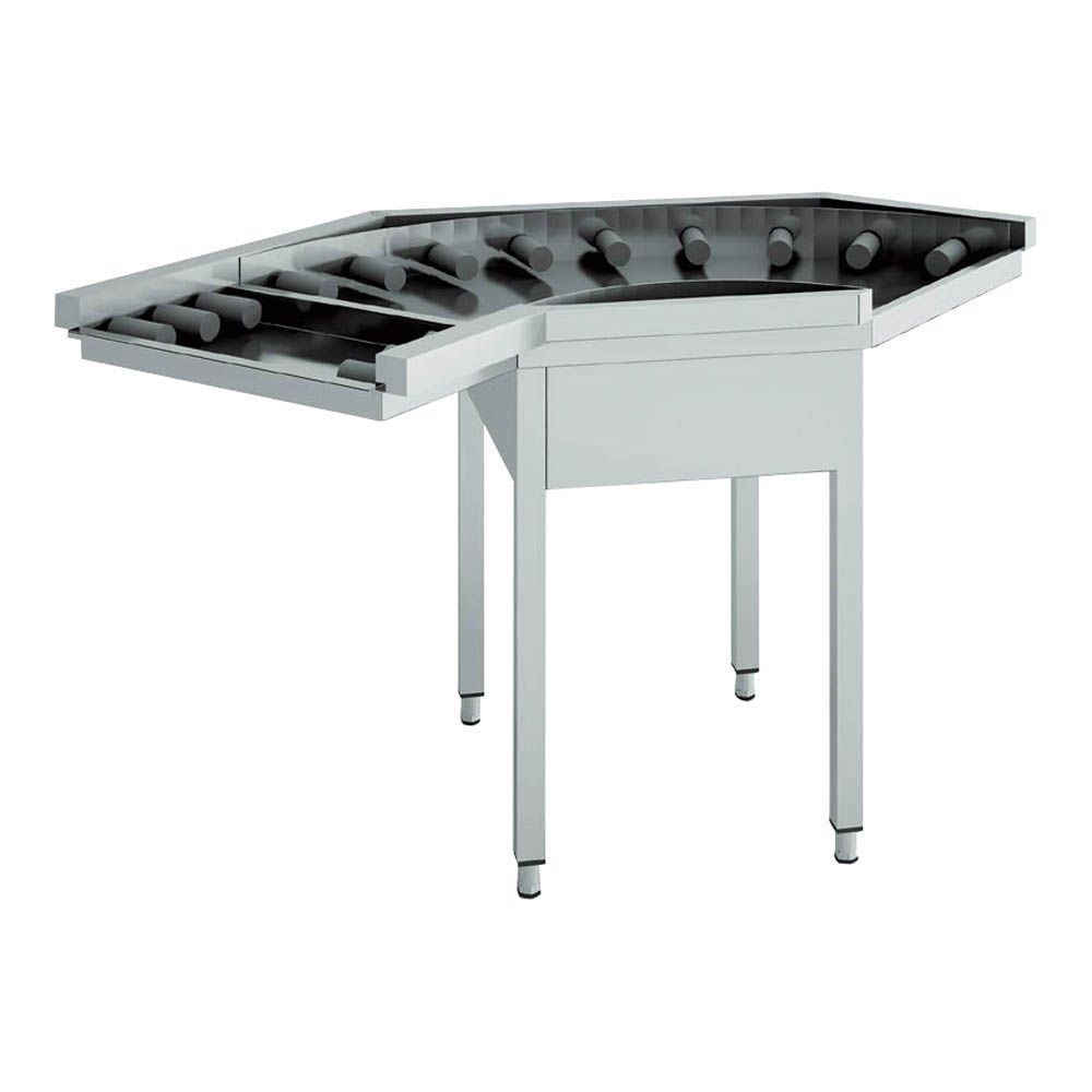 Table d'entrée et sortie avec rouleaux CR-90