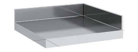 Tablette inox d'angle ER-77