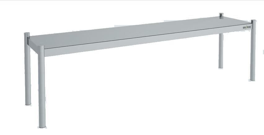 Etagère supérieure pour table inox ESD-171
