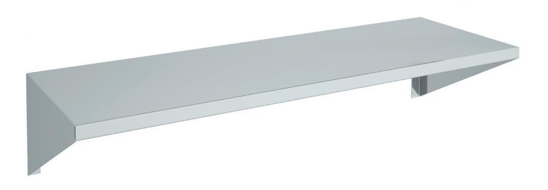 Etagère murale pleine en inox EML40-140