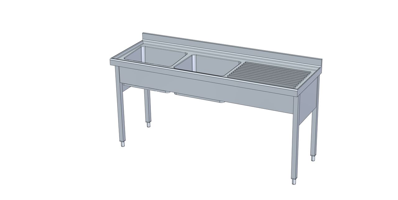 Plonge inox série 600 FGB-186/21D