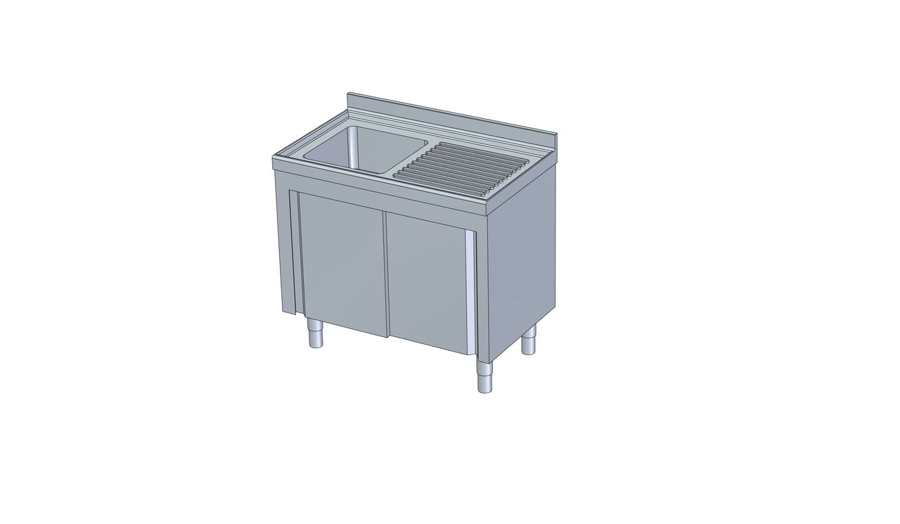 Meuble plonge inox FMM-106/11D