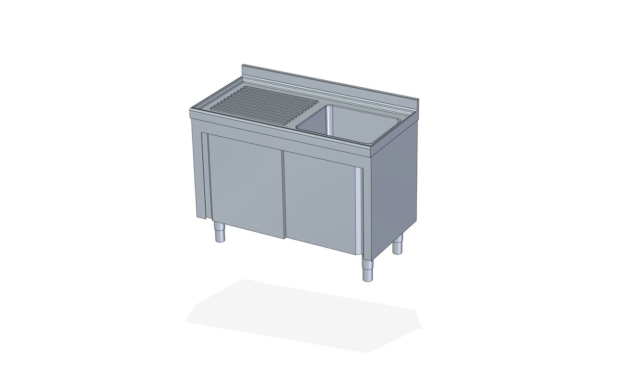 Meuble plonge inox FMM-146/11I