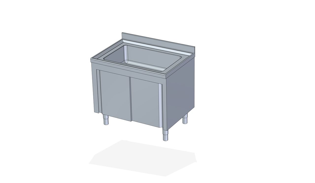 Meuble plonge inox FMM-107/10