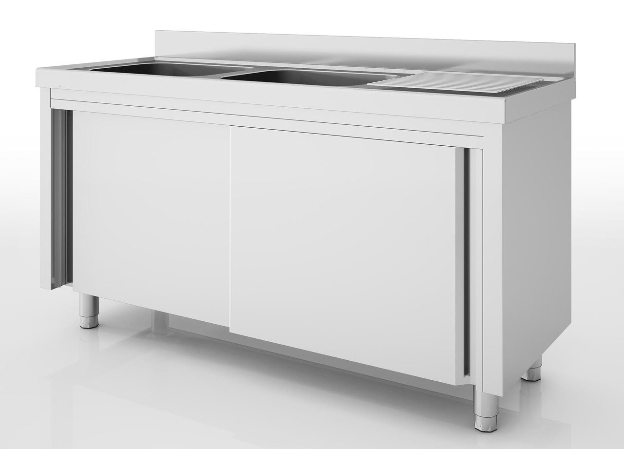 Meuble plonge inox FMM-146/21D