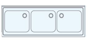 Meuble plonge série 700 FMM-187/30