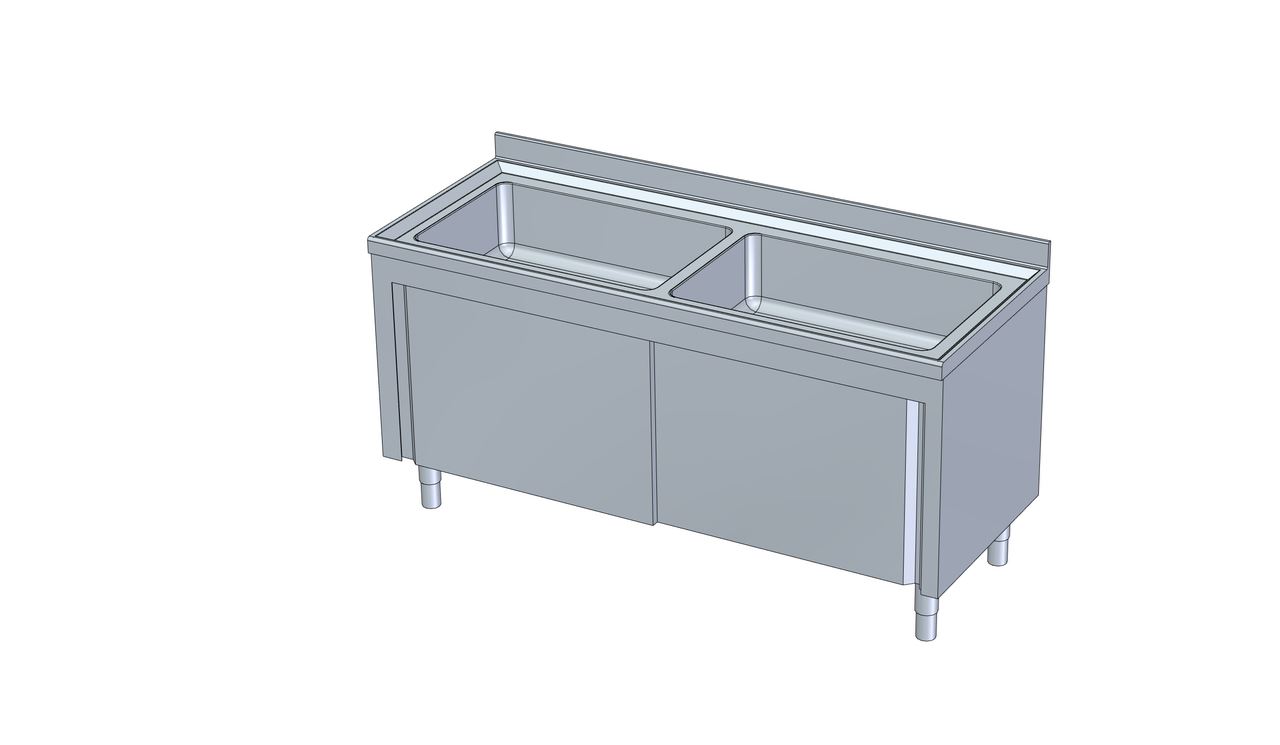 Meuble plonge inox FMM-187/20