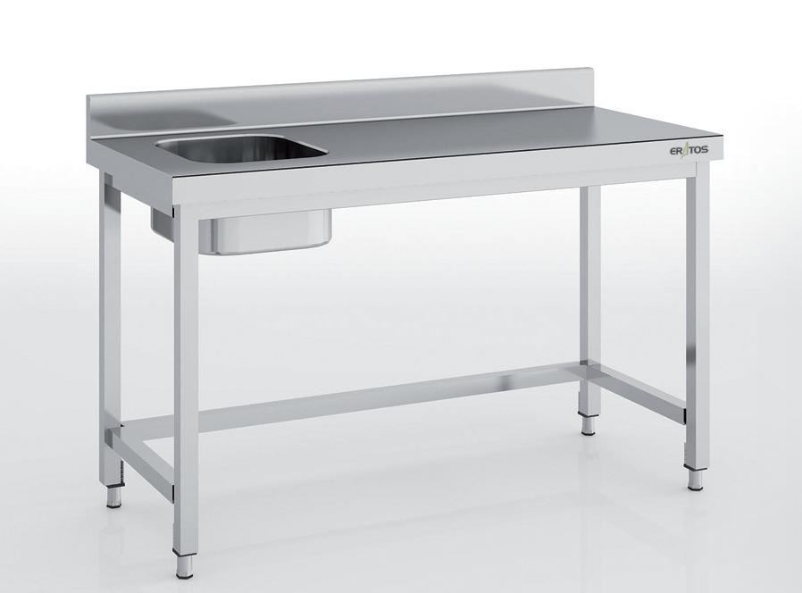 Table inox chef série 700 MCCD70-180I longueur 180 cm