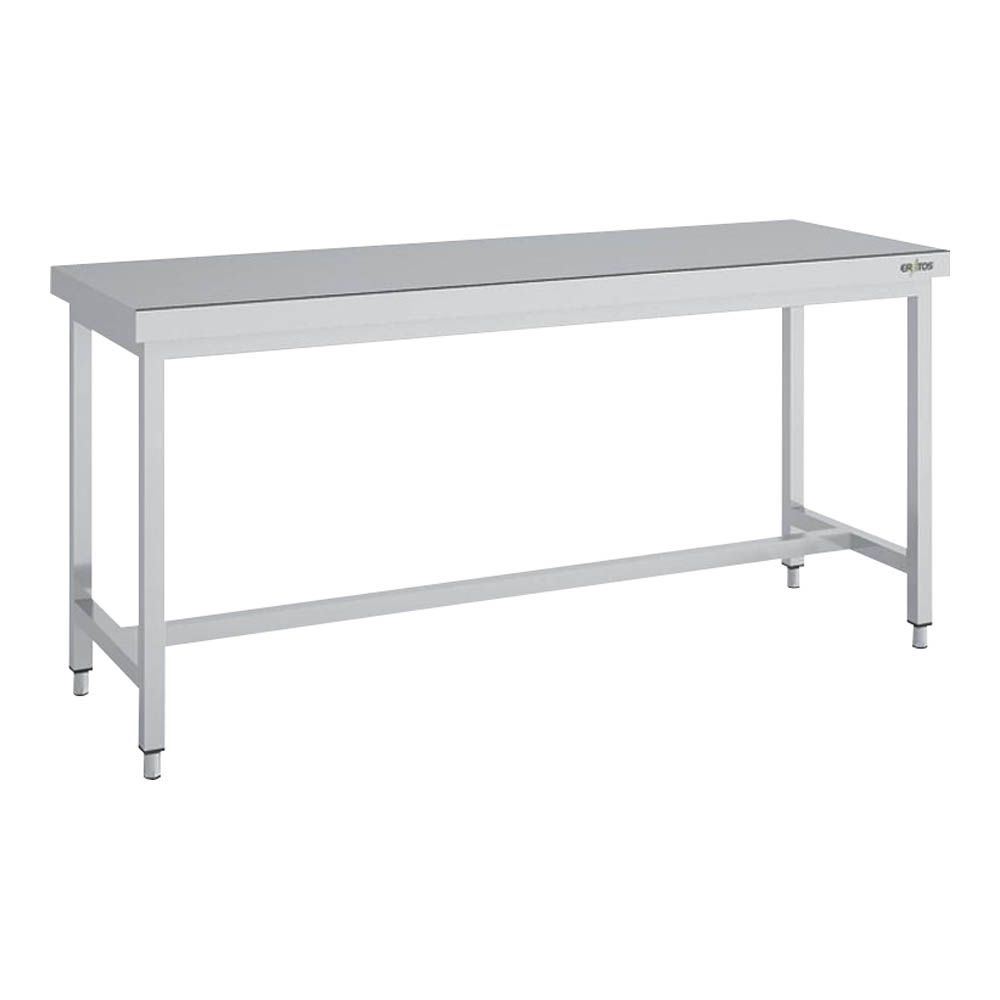 Table inox centrale série 600 MCSD60-120 longueur 120 cm