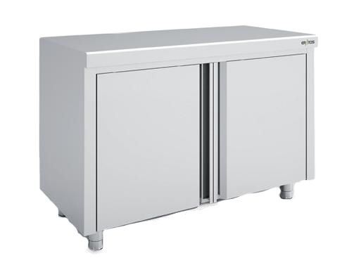 Meuble neutre inox portes battantes MNB60-240C