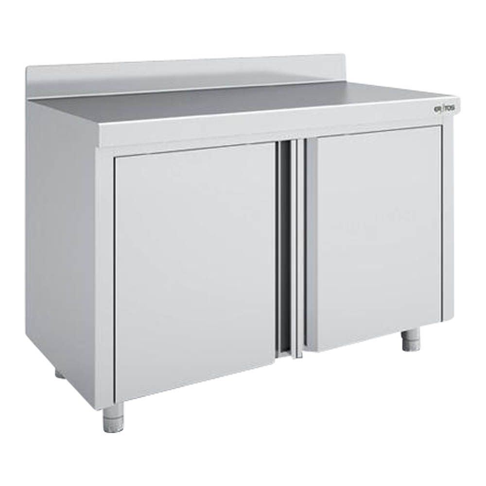 Meuble neutre inox portes battantes MNB60-200M