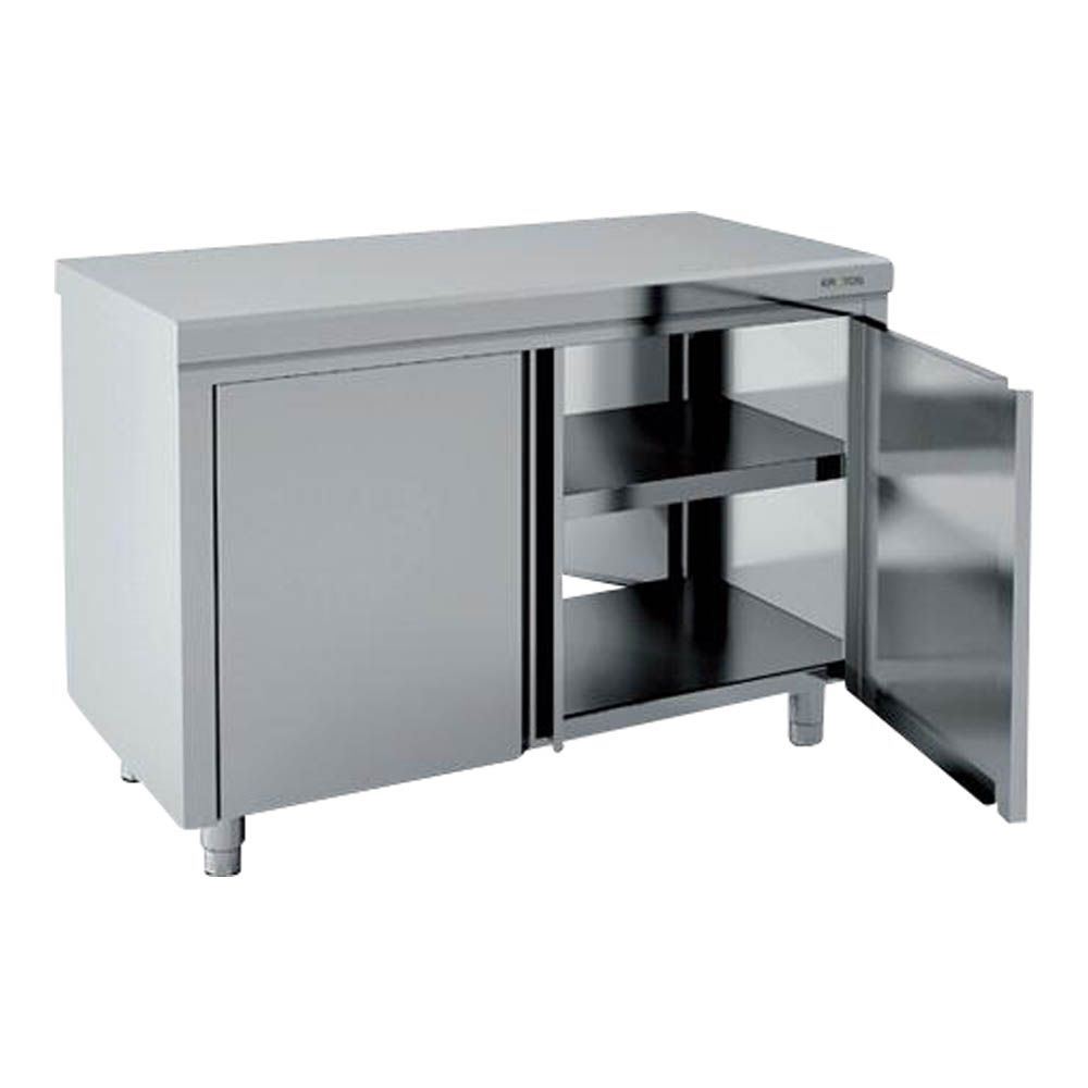 Meuble neutre en inox portes battantes MNBP70-200C