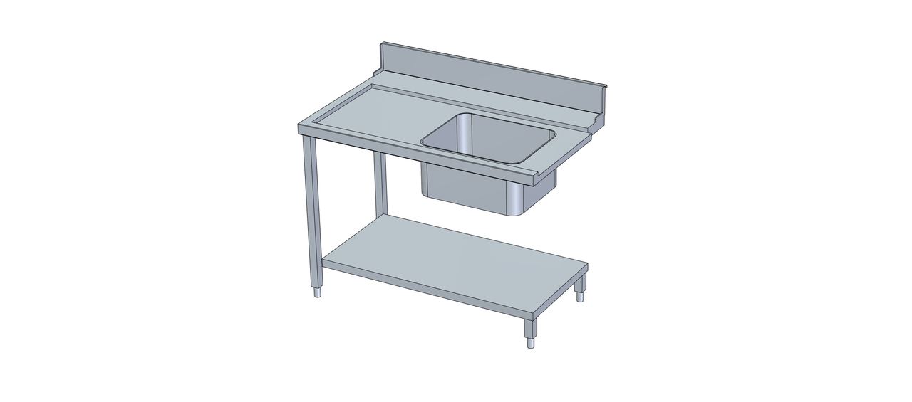 Table laverie avec étagère MP-120I
