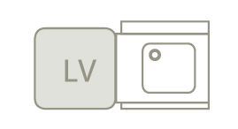 Table laverie avec étagère MP-80D