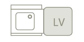 Table laverie avec étagère MP-80I