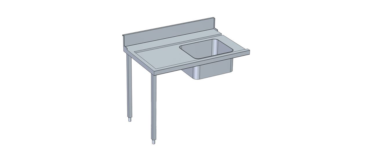 Table laverie sans étagère MPS-120I