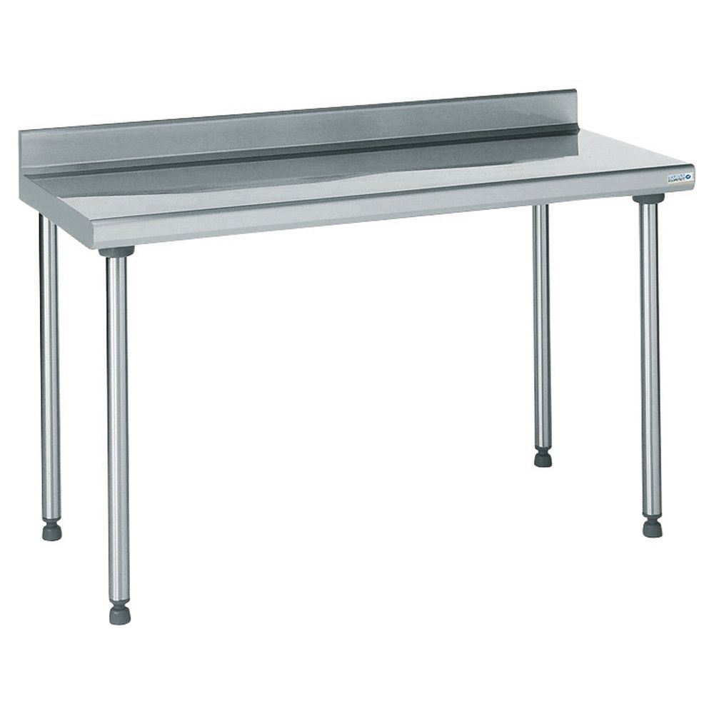 Table inox adossée longueur 1000 mm Tournus - 404941