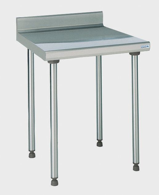 Table inox adossée longueur 700 mm Tournus - 404990