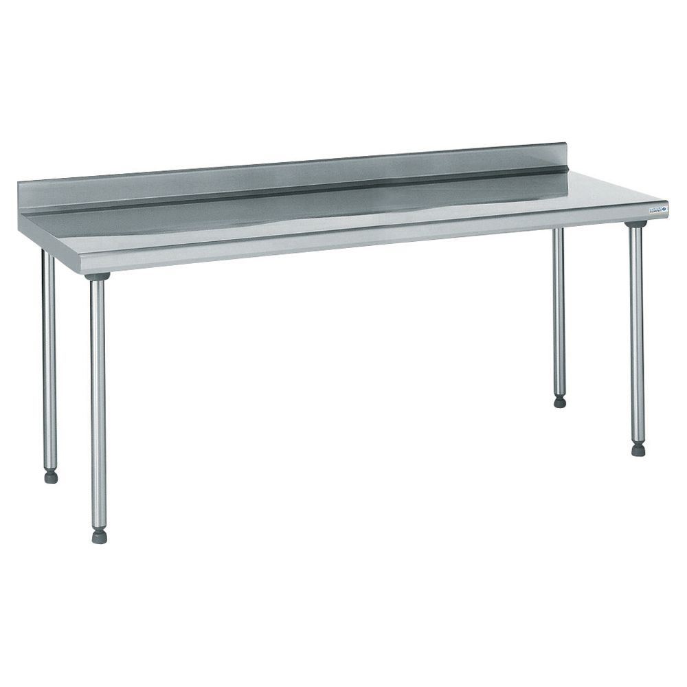 Table inox adossée longueur 2200 mm Tournus - 404998