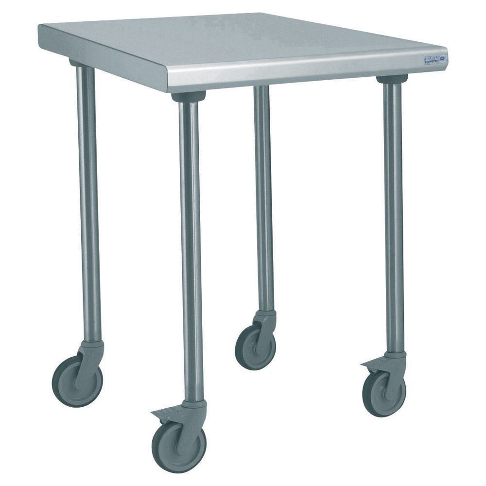 Table inox centrale sur roues longueur 1000 mm Tournus - 414971