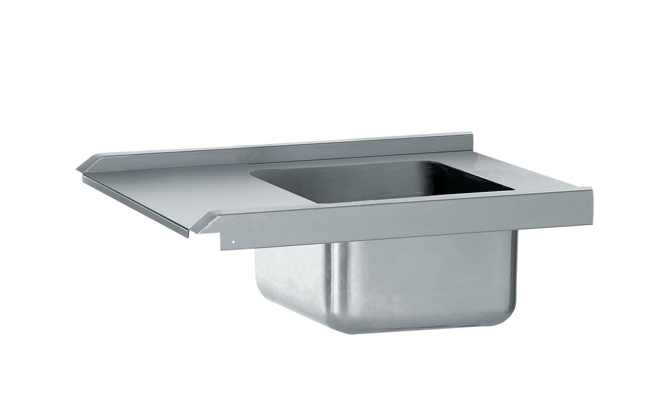 Table standard de pré-lavage raccordable sur MAL à gauche 1 bac Tournus - 507516