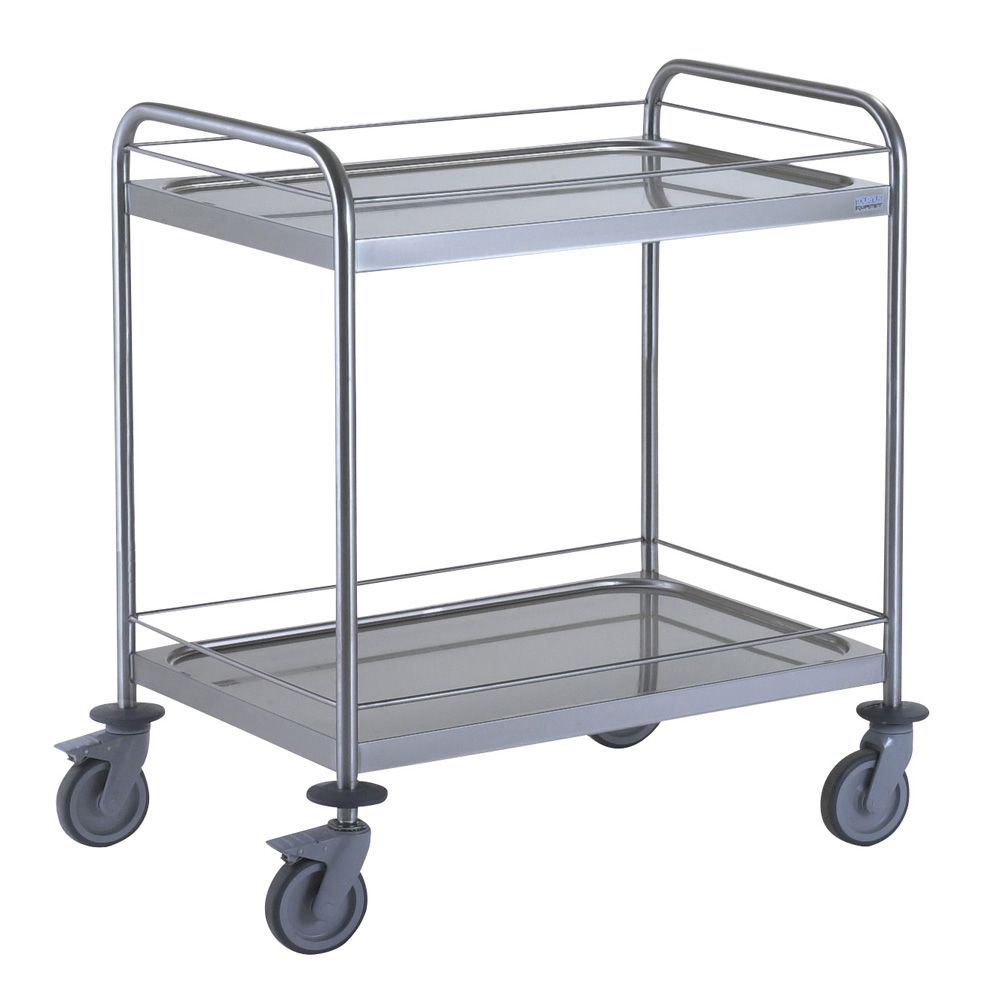 Chariot à débarrasser 2 arceaux galerie 2 plateaux Tournus - 801546