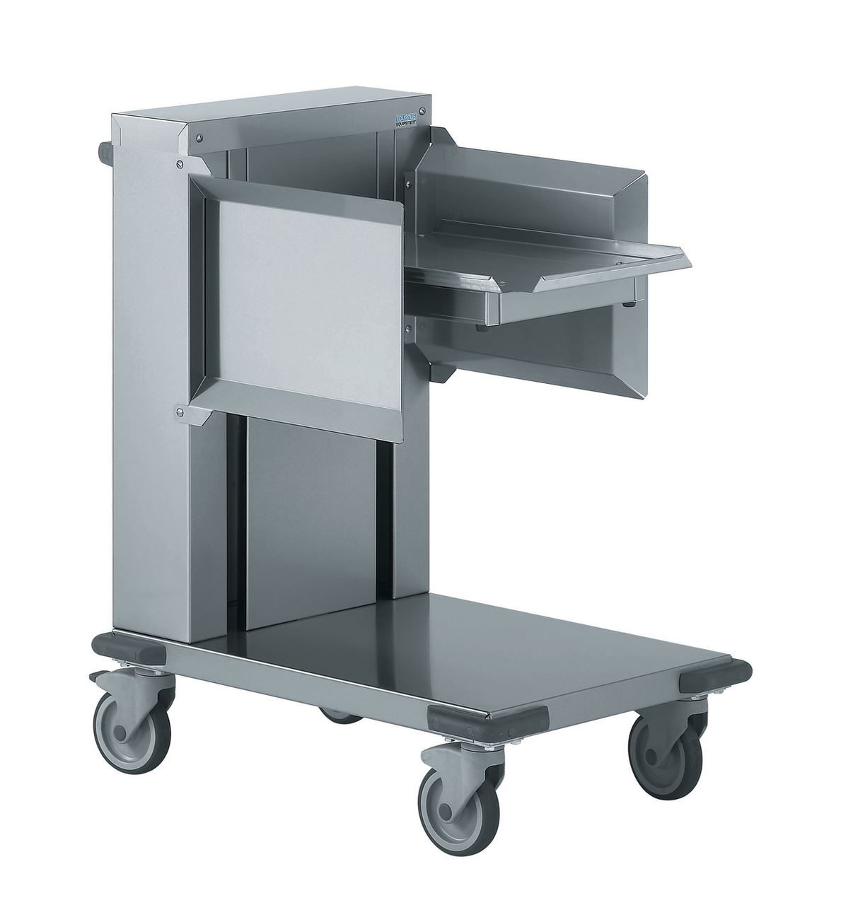 Chariot à niveau constant capacité 140 plateaux avec guides latéraux Tournus - 808106