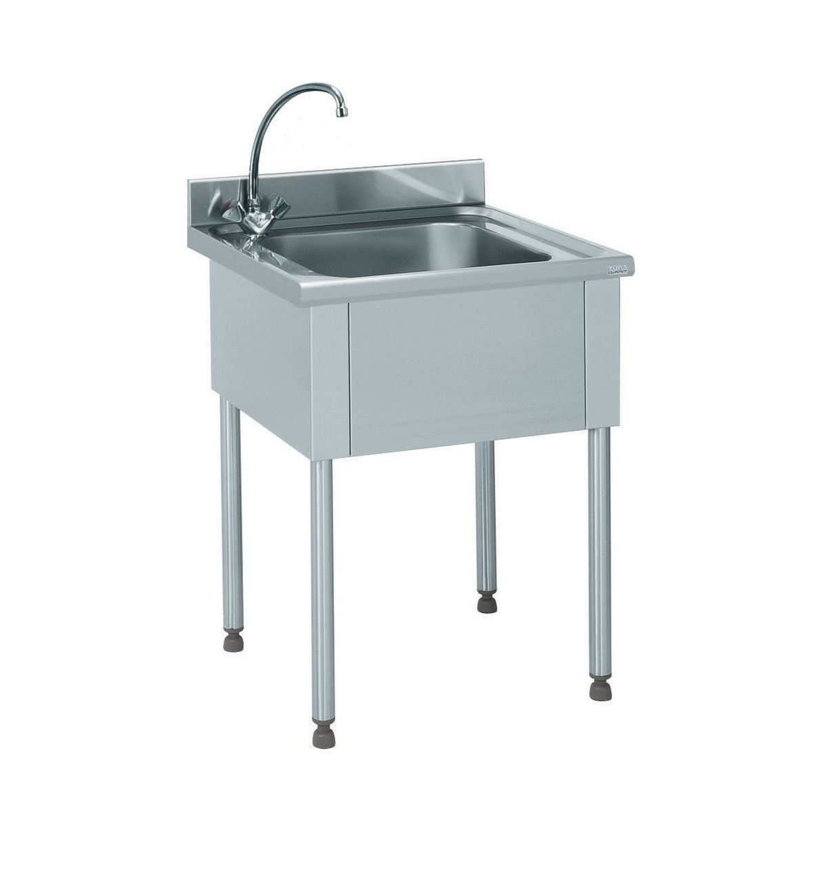 Plonge 1 bac sans égouttoir avec robinetterie mélangeuse longueur 700 mm Tournus - 816680