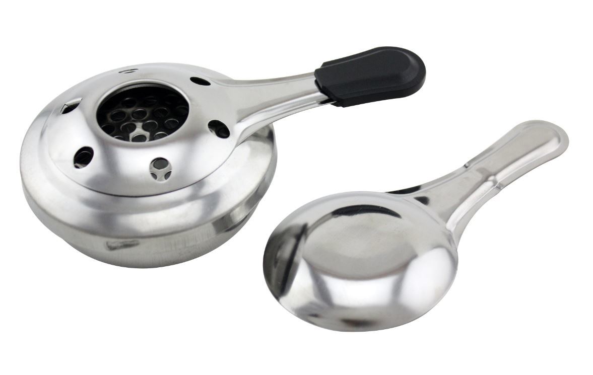 Brûleur à alcool inox