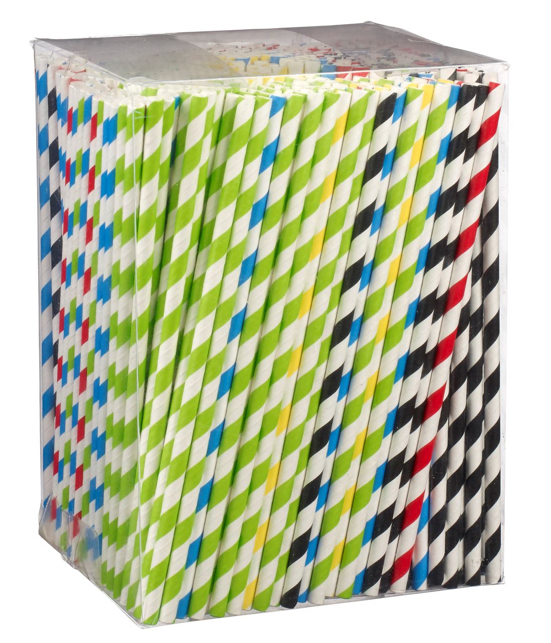 Paille rigide en papier Solia couleurs panachées (vendu par 500)