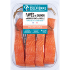 Pavés de saumon fumés à la ficelle 4 x 125g Delpierre