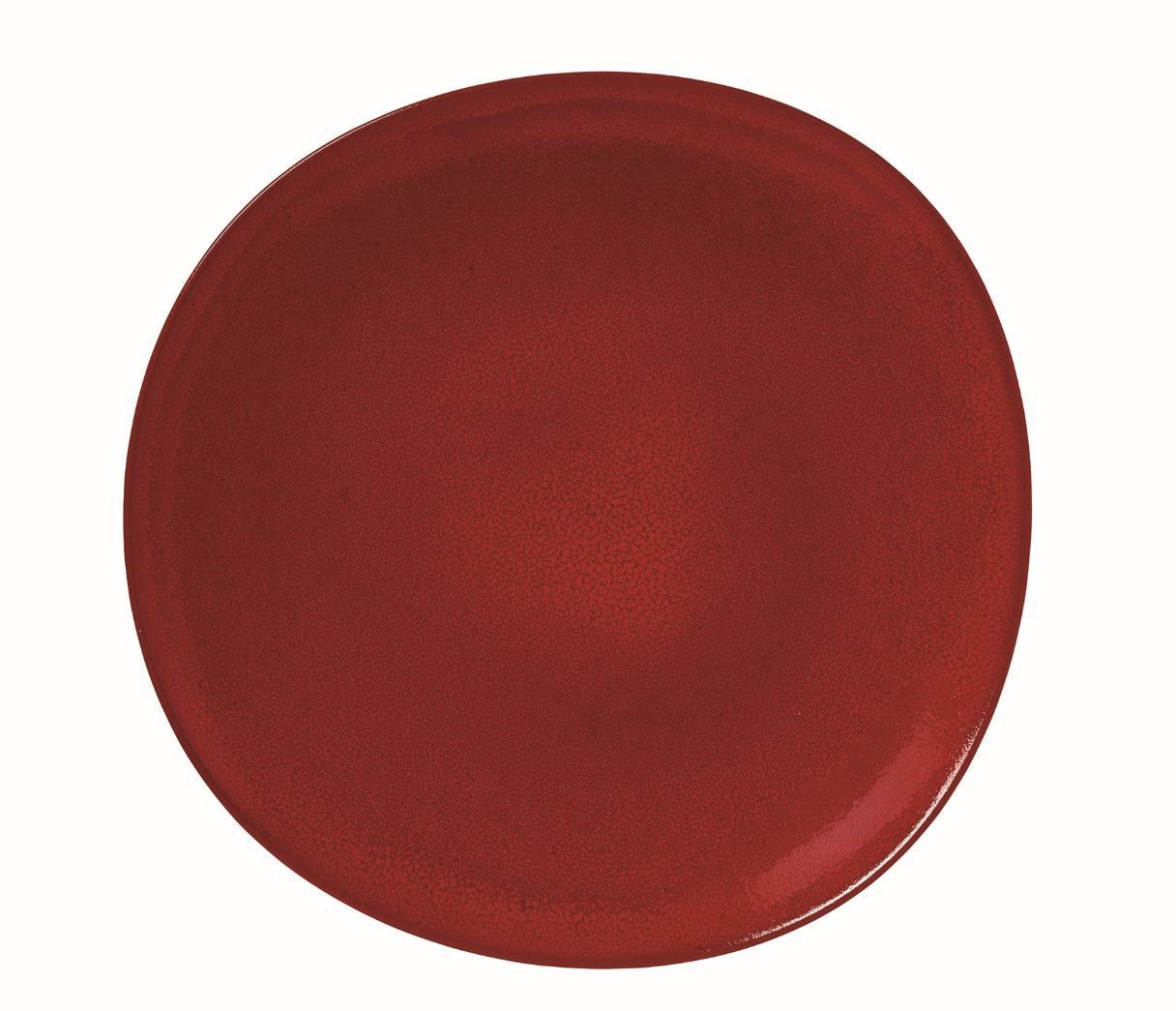 Assiette plate Piment'o rouge 28.5 cm