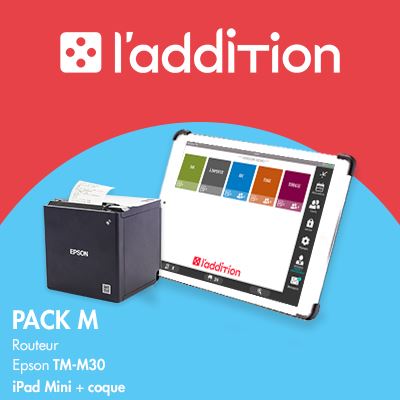 Pack M Tablette iPad Mini 128 Go + logiciel + imprimante thermique + routeur wifi