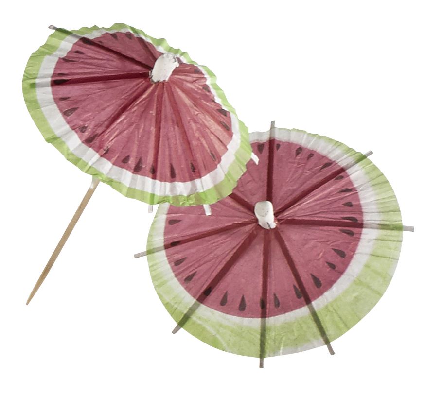 Pique ombrelle pastèque Solia x200