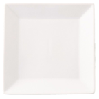 Assiette plate carrée Modern blanc 30 x 30 cm