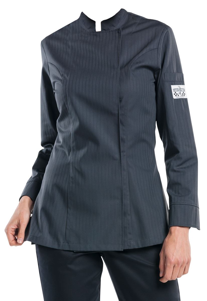 Veste de cuisine femme anthracite Santino T.M