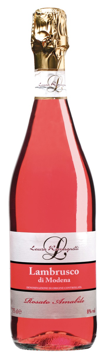 Laura Romagnelli Lambrusco di Modena D.O.C. Rosato Amabile bouteille 75 cl